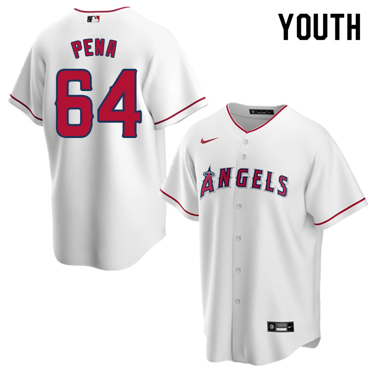 Nike Youth #64 Felix Pena Los Angeles Angels Baseball Jerseys Sale-White